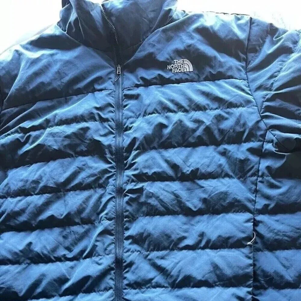 The North Face 550 Men’s Sz XL Bellevue Stretch Down Blue Puffer Jacket - CXN9